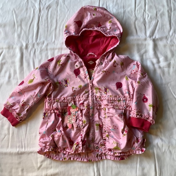 Girl’s Pink Oilily Spring Jacket - Picture 1 of 4